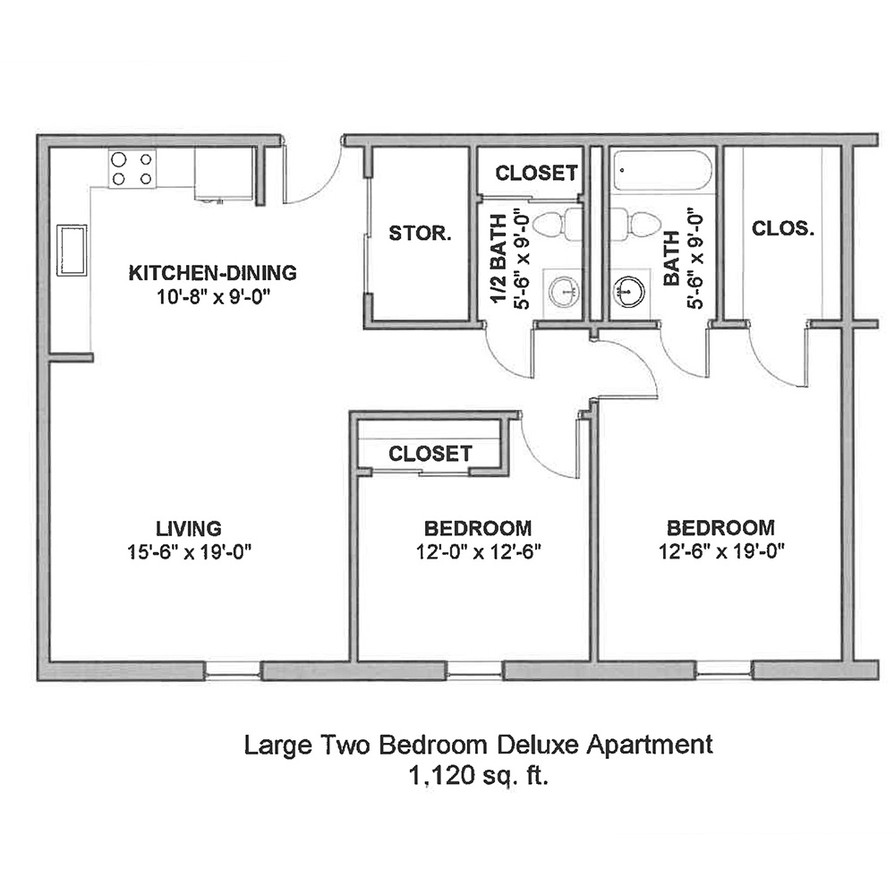Langdon Place of Nashua Large 2Bedroom Deluxe Apartment